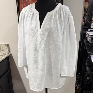 J. Jill White women’s gauze NWT Sz: XL